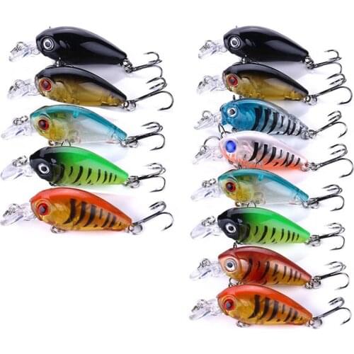 4.5cm 4g Wobbler Fishing Lure Crankbait Artificial Mini Bait Fishing Tackle Soft Lure Fishing Silicone Bait Fishing Tackle Tools