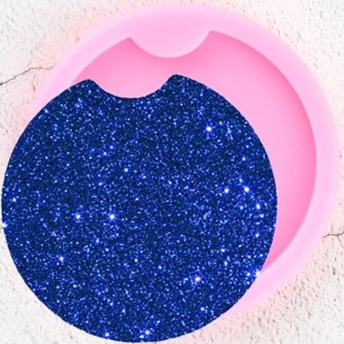 Car Coaster Keychains Mold Round Silicone Molds DIY Key Chain Polymer Clay Jewelry Pendant Making Epoxy Resin Moulds