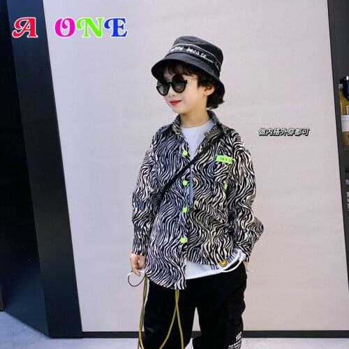 2021 Spring Autumn boys shirts children clothes shirt for boys fashion leopard full sleeve kids clothes boys 2T to 10T yrs