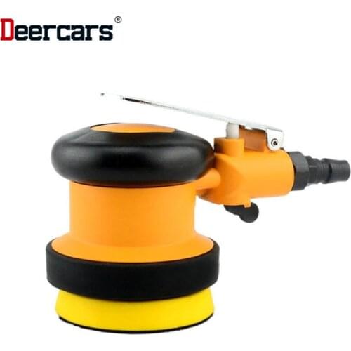 3 Or 4 Inch Eccentric Pneumatic Sandpaper Grinding Machine Air Polishing Machine Dry Grinding Tool Wind Car Waxing Combo Set