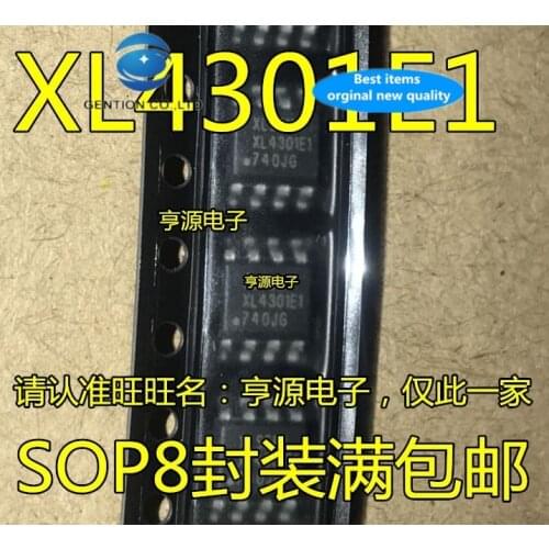 30pcs 100% new and orginal real stock XL4301E1 SOP - 8 step-down XL4301 special chip type single car charger