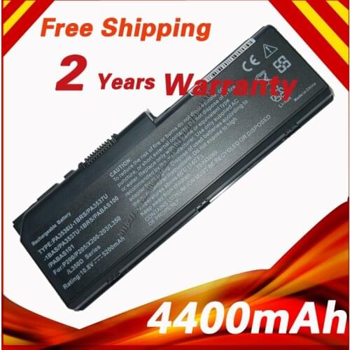 6 Cells Laptop Battery for Toshiba PA3536U-1BRS PA3537U-1BAS PA3537U-1BRS PABAS100 PABAS101 Equium P200 Satellite Pro L350