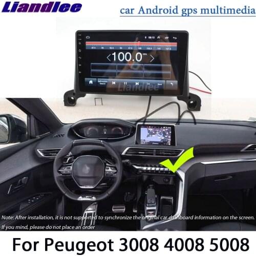 2 Din Car Radio Android Multimedia For Peugeot 3008 4008 5008 2016~2020 Stereo Audio Player Carplay GPS Map Navigation System
