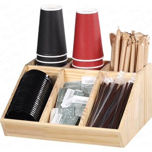 Paper cup storage box disposable straw paper cup holder paper cup sub cup holder one stop storage rack multiplestylesreasonable