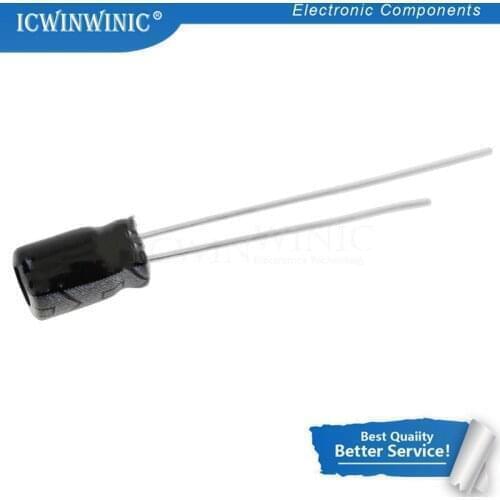 50piece 25V10UF 4*7mm 10UF 25V 4*7 Electrolytic capacitor New original