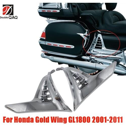 Chrome Triangle Cover For Honda GoldWing GL 1800 GL1800 Chrome Left Right Motorcycle Parts Modified accessories