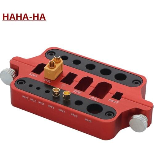 RC metal mini red soldering tool holder model car drone marine welding tool T plug connector XT60 XT90 Banana head