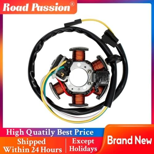 Road Passion Motorcycle Generator Stator Coil Assembly For Aprilia RS50 RX50 MX50 For Yamaha DT50 R AM6 TZR50 For Peugeot XP6