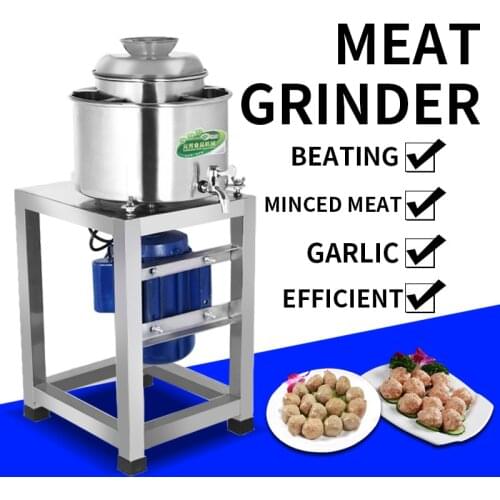 Commercial Type 18 Meatball Beater Stainless Steel Multifunctional Electric Meat Mincer Grinder Processing Garlic Ginger Machine