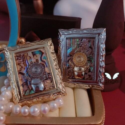 Lovestory shop van gogh sunflowers shells brooch enamel antique art paintings restoring ancient ways female temperament