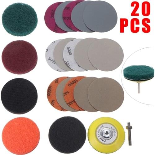 Car Lights Kit Polishing Restoration Car Headlights Repair Set Car Care Sanding Discs Pads Waterproof Grinding Wheels