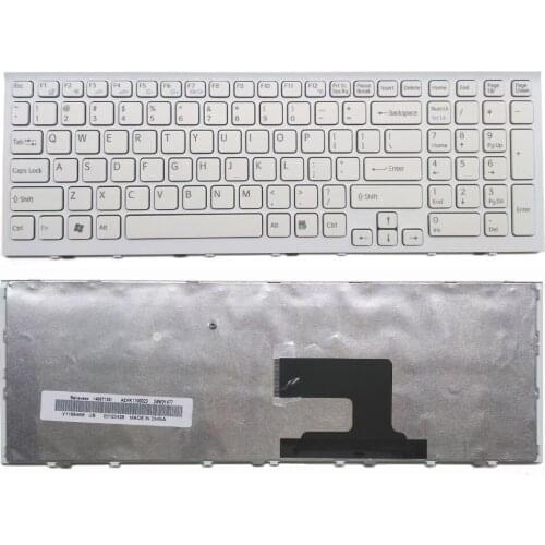 New English Keyboard For Sony Vaio PCG-71811L PCG-71911L PCG-71912L PCG-71913L PCG-71914L Series laptop white US