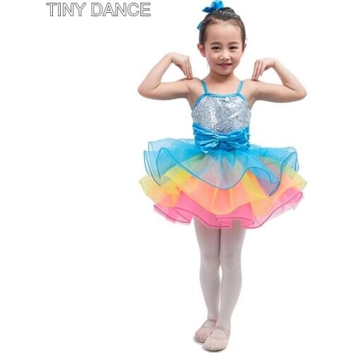 New arrival sequin on satin bodice ballet tutu girl performance ballet costume jazz/tap dance costume ballerina tutu dress 16052