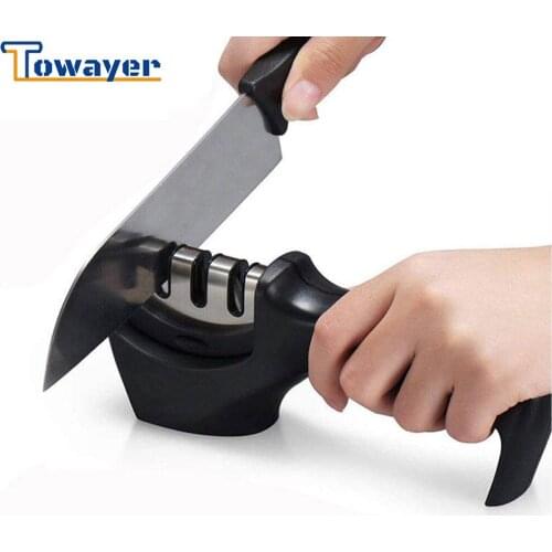 1PC 3 Stages Professional Knife Sharpener Kitchen Sharpening Stone Tungsten Steel and Ceramic Kitchen Knives Accessories