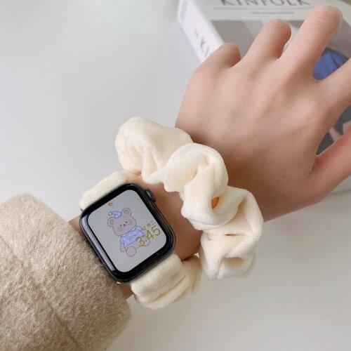 Fashion Fabric Loop for Apple Watch Band 40mm 44mm Strap for iwatch 38mm 42mm series 1 2 3 4 5 6 se