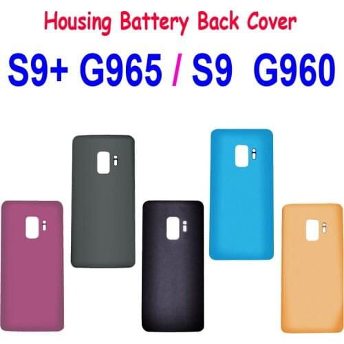 Samsung Galaxy S9 Plus S9+ G965 SM-G965F S9 G960 SM-960F Back Battery Cover Housing Repair Cover Rear Door Case Replacement