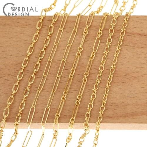 Cordial Design Chains For Bracelets/Jewelry Accessories/Copper Chain/Hand Made/DIY Necklace Chains/Jewelry Findings & Components