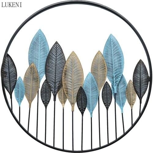 Light Luxury Nordic Wall Wrought Iron Decoration Wall Hanging Living Room Porch Wall Creative Metal Wall Decoration Pendant