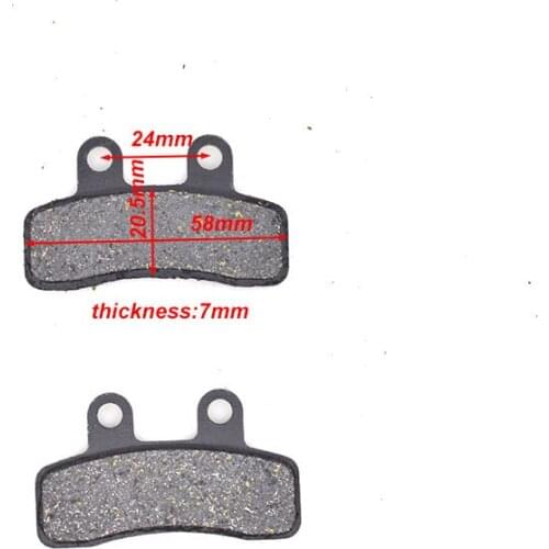 Motorcycle Front Brake Disks Pads for Irbis TTR110 TTR 110 High Quality