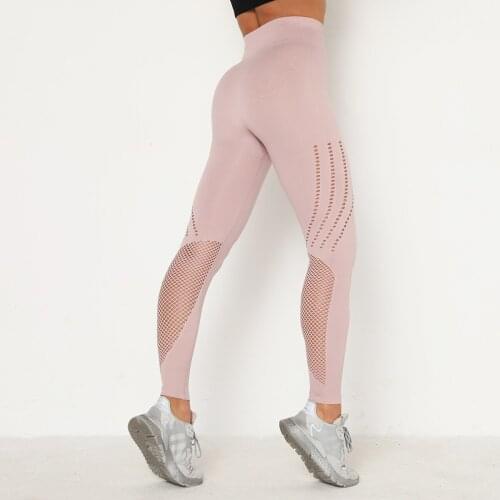 Womens Healthy Beauty Elastic Fitness Trousers Sports Tight Running Quick-Drying Running Gym Training Compression Yoga Pants