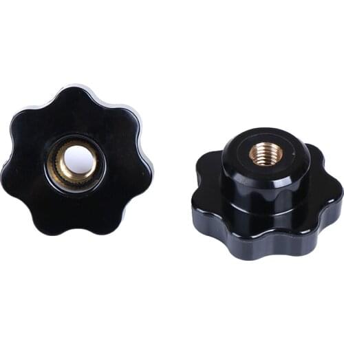 1PCS M5/M6/M8/M10/M12 Female Thread Star Shaped Head Clamping Nuts Knob Clamping Copper Core Knob