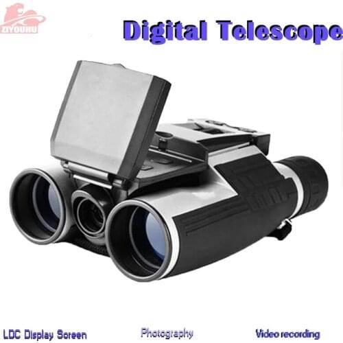 Binocular Telescope 12 x 32 HD Digital with 2'' LCD Display Screen VCR Camera Function Hunting Professional Binoculars Hiking