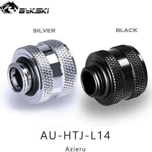 2pcs Azieru AU-HTJ-L14 G1/4 PC Fitting For hard tube Pipe OD14mm