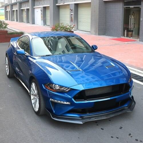 2021 Suitable For 18-20 Mustang Refitted Carbon Fiber Shovel，Front Lip Exterior Small Surrounding