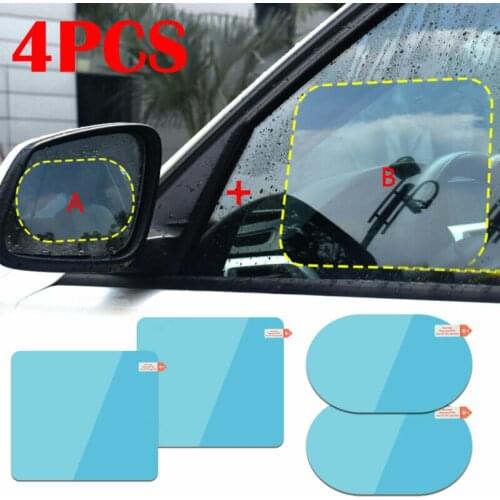 Parts Rearview mirror Sticker 4PCS Accessories Anti Fog Rain Anti-Glare Protective