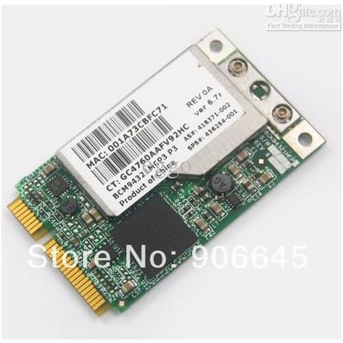 BroadCom BCM94321MC BCM94321 BCM4321 4321 802.11n WLAN wireless mini pcie card