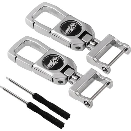 2pcs Car Keychain Key Rings with 2pcs Screwdrivers Universal for Buick for Hyundai for Peugeot for Harvard