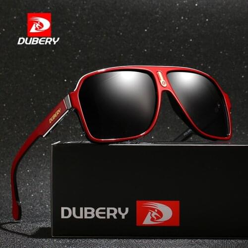 DUBERY Brand Design Polarized Sunglasses Men Driving Shades Male Retro Sun Glasses For Men Summer Mirror Goggle Oculos UV400