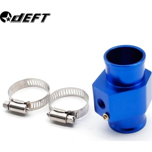 DEFT Car Water Temperature Joint Pipe Temp Sensor Gauge Radiator Hose Adapter Three Direct Links 26/28/30/32/34/36/38/40 MM