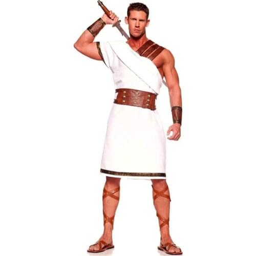 Halloween Greek Roman Strong Wild Man Costumes Ancient Egypt Cosplay In Stock