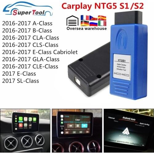 NTG5S1 CarPlay For Apple/Android OBD2 Auto Activation Tool NTG5 S1 CarPlay Original Protocol Communication For Mercedes For Benz