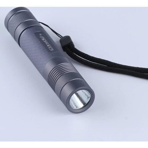 Convoy S2 Cree XM-L2 U2-1A EDC LED Flashlight Torch Light for Bicycle Tactical Light by 18650 Beterry- Gray