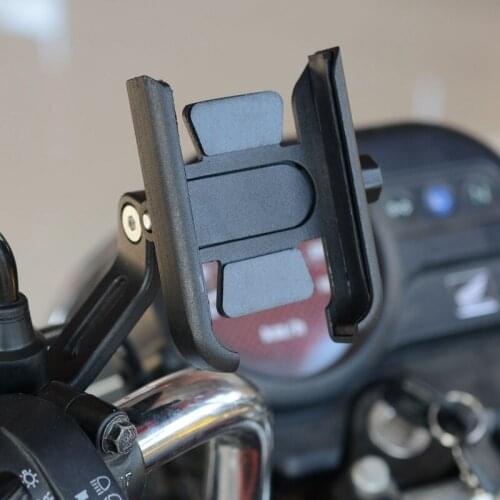 Aluminum Alloy Cycling Stand Bracket Adjustable Bike Bicycle Handlebar Phone Mount Motorcycle Rear View Mirror Phone Holder