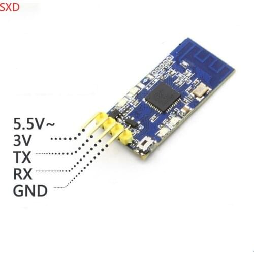 Free shipping 5pcs WIFI 2.4g wireless serial port transceiver module CC2530 data transmission point-to-point broadcast TTL mode