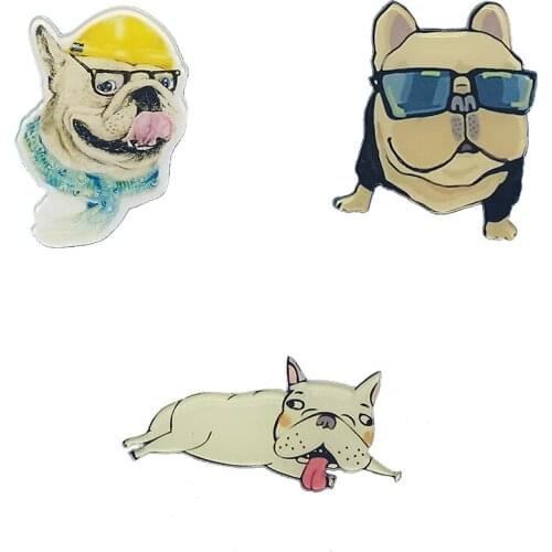 Cartoon Acrylic Animal Brooches-Cute Funny Dog Brooch Pins, As A Gift For Friends Or Women For Halloween And Christmas