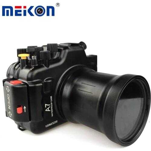 New Upgraded Aluminum Housing for Sony A7 16-35mm/28-70mm lens 100M/325ft Underwater Waterproof Camera Housing Case