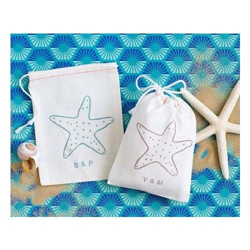 Custom starfish Hangover Kit beach wedding favor gift Welcome Bags Bachelorette hem bridal shower party gift bag
