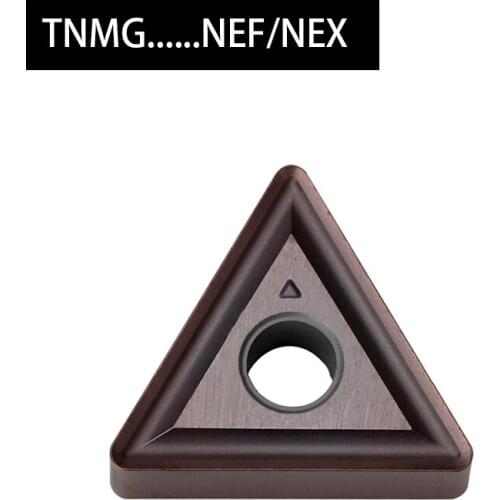 TNMG NEF NEX TNMG160404N-EF TNMG160408N AC5015S AC510U AC520U AC630M Triangle Type Carbide Insert For Turning CNC Machine Cutter