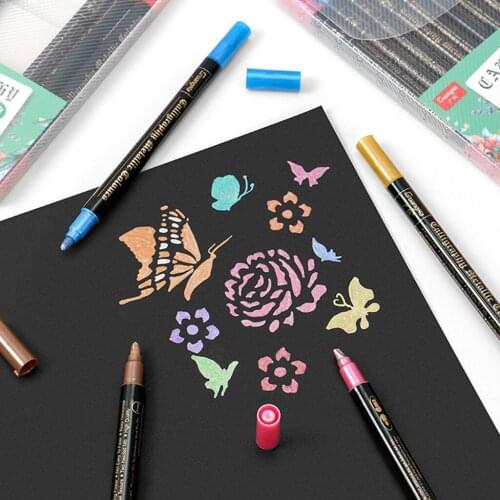 Paint Marker Pen Fabric Metal Glass Ultra Fine 1-1.5mm/ 1-3mm Nib Painting Pen