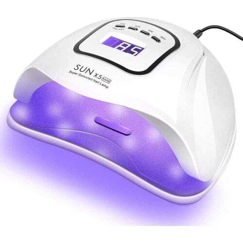 120W UV LED Nail Lamp with 45Pcs Leds For Manicure Gel Nail Dryer Drying Nail Polish Lamp 10s/30s/60s/99s Auto Manicure Tools