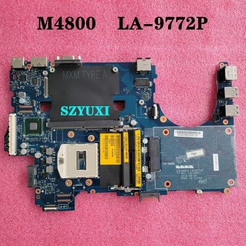 VAQ10 LA-9772P For Dell Precision M4800 laptop motherboard CN-0C3V2K C3V2K mainboard 100%tested