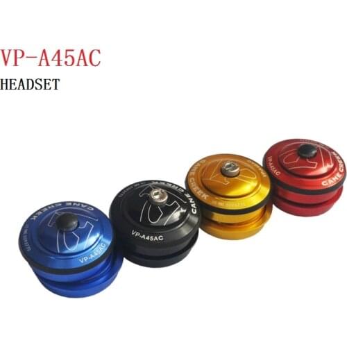 VP A45AC CNC Aluminum Alloy Built-in 44mm Bearing Headset For 28.6mm Front Fork MTB Road Bicycle Folding Bike SP8 bya412 mup8