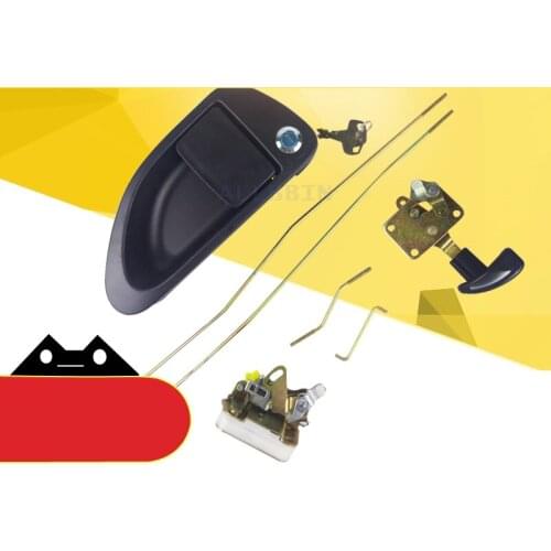 For Hyundai R150 215 225 265 305-9-9T Excavator Cab Door lock assembly Lock block inner grip outer handle Excavator Accessories