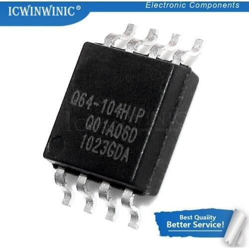 10piece EN25Q64-104HIP 25Q64-104HIP 25Q64-104 EN25Q64-104 Q64-104 SOP8 SOP SMD In Stock