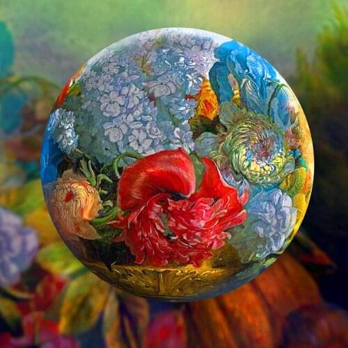 5d Diamond Painting Kits Poured Glue AB Drill Landscape Diamond Embroidery Glass Ball Rhinestone Pictures Home Decoration Art