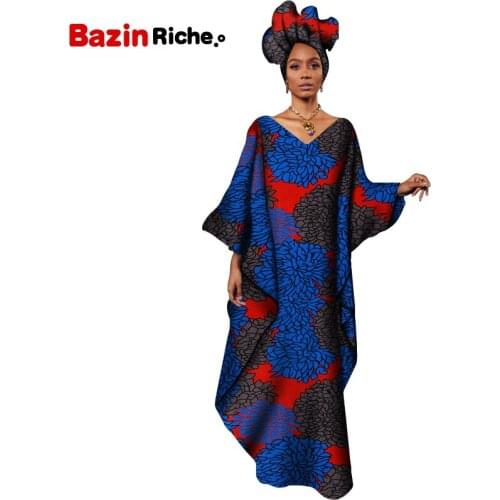 African Dresses for Women 2021 Africa Clothing Muslim Long Dress High Quality Length Fashion African Loose Dress for Lady WY5120